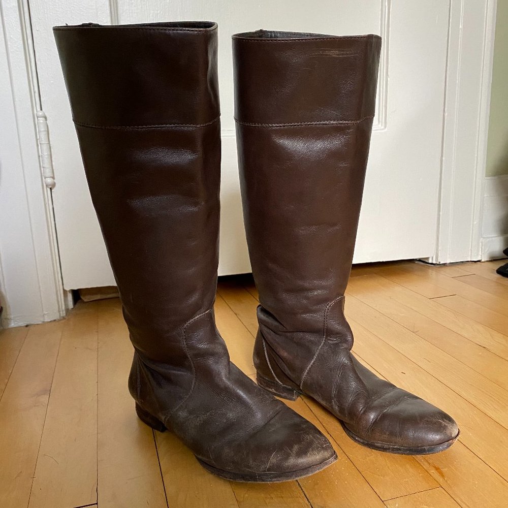 J. Crew Tall Leather Riding Boots
